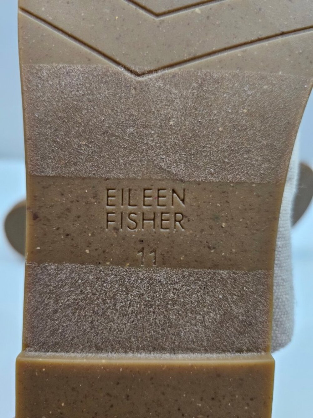 Eileen Fisher Dello Knot Slide Sandals Womens 11 Linen Natural Comfort Minimal - Picture 12 of 13